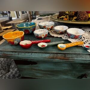 The Pioneer Woman Colorful Measuring Cups and Spoons Set